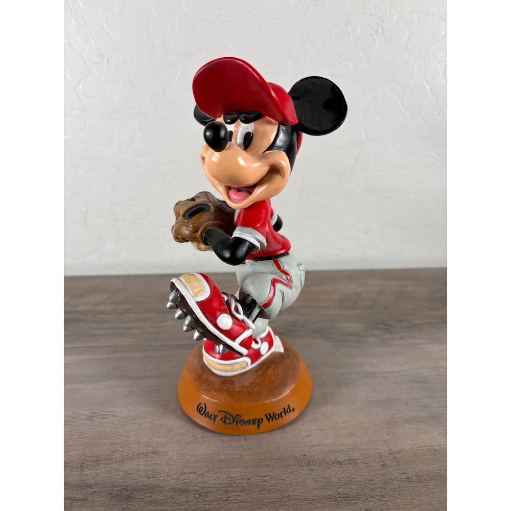 .Vintage Walt Disney World Michel Mouse‎ Baseball Bobblehead- EUC